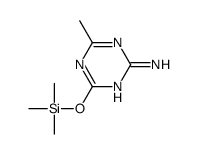 4-methyl-6-trimethylsilyloxy-1,3,5-triazin-2-amine结构式
