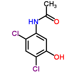 5-Acetylamino-2,4-dichlorophenol Structure