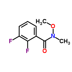 2,3-Difluoro-N-methoxy-N-methylbenzamide Structure