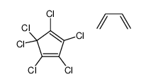 buta-1,3-diene,1,2,3,4,5,5-hexachlorocyclopenta-1,3-diene Structure