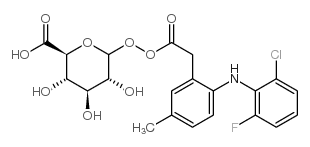 Lumiracoxib Acyl--D-glucuronide structure