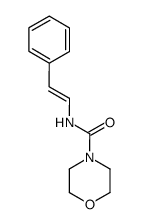 morpholine-4-carboxylic acid styrylamide Structure