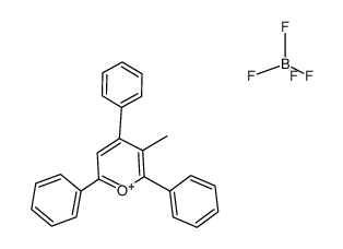 3-Methyl-2,4,6-triphenylpyrylium tetrafluoroborate结构式