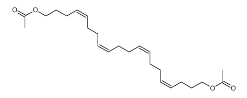 4Z,8Z,12Z,16Z-eicosatetraene-1,20-diol diacetate Structure
