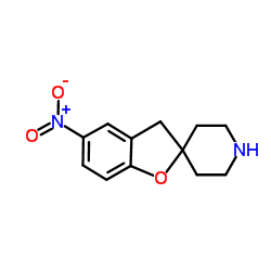 5-Nitro-3H-spiro[1-benzofuran-2,4'-piperidine] Structure
