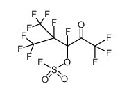 fluorosulfuric acid 1,2,3,3,3-pentafluoro-1-trifluoroacetyl-2-trifluoromethyl-propyl ester结构式