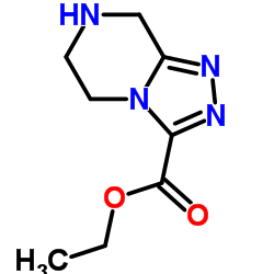 Ethyl 5,6,7,8-tetrahydro-[1,2,4]triazolo[4,3-a]pyrazine-3-carboxylate structure