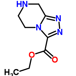 Ethyl 5,6,7,8-tetrahydro-[1,2,4]triazolo[4,3-a]pyrazine-3-carboxylate Structure