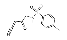 N-(3-diazo-2-oxopropyl)-4-methylbenzenesulfonamide结构式