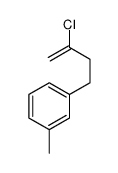 2-Chloro-4-(3-methylphenyl)but-1-ene structure