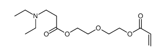 2-[2-[(1-oxoallyl)oxy]ethoxy]ethyl N,N-diethyl-beta-alaninate结构式
