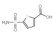 5-sulfamoylthiophene-2-carboxylic acid结构式