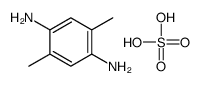 2,5-dimethylbenzene-1,4-diamine,sulfuric acid结构式