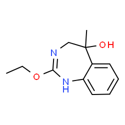 1H-1,3-Benzodiazepin-5-ol,2-ethoxy-4,5-dihydro-5-methyl-(9CI)结构式