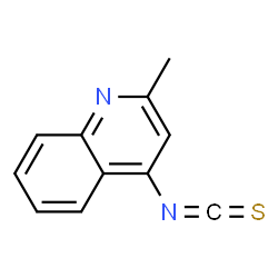 Quinoline, 4-isothiocyanato-2-methyl- (9CI)结构式