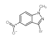 3-溴-1-甲基-5-硝基-1H-咪唑结构式
