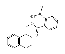 2-(tetralin-1-ylmethoxycarbonyl)benzoic acid Structure