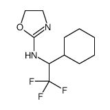 (-)-N-(1-cyclohexyl-2,2,2-trifluoroethyl)-4,5-dihydrooxazol-2-amine结构式