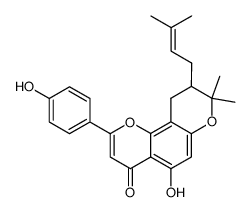 4',5-dihydroxy-6'',6''-dimethyl-5''-C-prenyl-4'',5''-dihydropyrano[2'',3'':7,8]flavone Structure