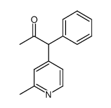 1-(2-methylpyridin-4-yl)-1-phenylpropan-2-one Structure