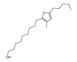 9-(3-methyl-5-pentylfuran-2-yl)nonan-1-ol结构式