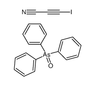 3-iodopropiolonitrile compound with triphenylarsine oxide (1:1)结构式
