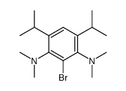 2,6-bis(dimethylamino)-3,5-diisopropylbromobenzene Structure