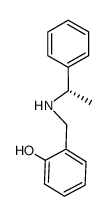 N-(2-hydroxybenzyl)-(S)-α-methylbenzylamine Structure