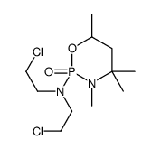 N,N-bis(2-chloroethyl)-3,4,4,6-tetramethyl-2-oxo-1,3,2λ5-oxazaphosphinan-2-amine Structure