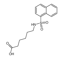 6-(1-naphthalenesulfonylamino)caproic acid Structure