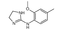 Benzenamine, N-2-imidazolidinylidene-2-methoxy-4-methyl- (9CI) Structure