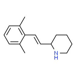 Piperidine, 2-[(1E)-2-(2,6-dimethylphenyl)ethenyl]- (9CI) structure