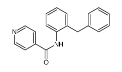 N-(2-benzylphenyl)pyridine-4-carboxamide结构式