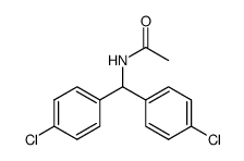 N-[bis(4-chlorophenyl)methyl]acetamide结构式