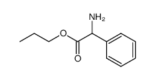 phenylglycine n-propyl ester Structure