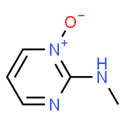 2-Pyrimidinamine, N-methyl-, 1-oxide (9CI)结构式