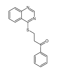 4-[3-(4-oxoquinazolinyl)]propiophenone结构式