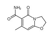 7-methyl-5-oxo-2,3-dihydro-[1,3]oxazolo[3,2-a]pyridine-6-carboxamide结构式