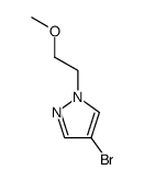 4-溴-1-(2-甲氧基乙基)-1H-吡唑结构式