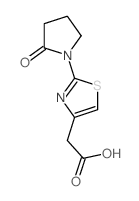 [2-(2-OXOPYRROLIDIN-1-YL)-1,3-THIAZOL-4-YL]ACETIC ACID structure