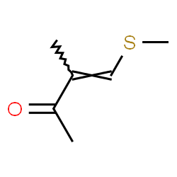 3-Buten-2-one, 3-methyl-4-(methylthio)- (9CI) Structure