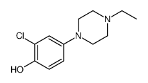 2-chloro-4-(4-ethylpiperazin-1-yl)phenol结构式