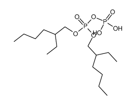 di-(2-ethylhexyl)pyrophosphoric acid Structure