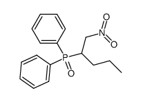 1-(Nitromethyl)butyldiphenylphosphine oxide结构式