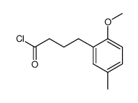 4-(2-methoxy-5-methyl-phenyl)-butyryl chloride Structure