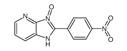 2-p-nitrophenyl-1H-imidazo(4,5-b)pyridine 3-oxide Structure