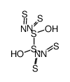 1,1,2,2-tetrathionitroso-1l4,2l4-disulfane-1,2-diol Structure