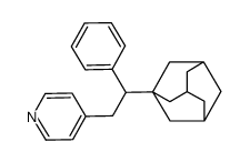 1-(Adamant-1-yl)-1-phenyl-2-(pyrid-4-yl)-ethan结构式