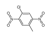 1-chloro-4-methyl-2,5-dinitro-benzene结构式