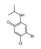 4-bromo-2-chloro-5-N-isopropylpyridin-2-amine N-oxide Structure